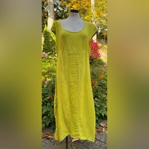 Grizas Lime Green Midi Dress
